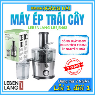 Máy Ép Trái Cây LEBENLANG LBEJ3468, 800W/1100ml, xay ép siêu nhuyễn, bảo hành 2 năm
