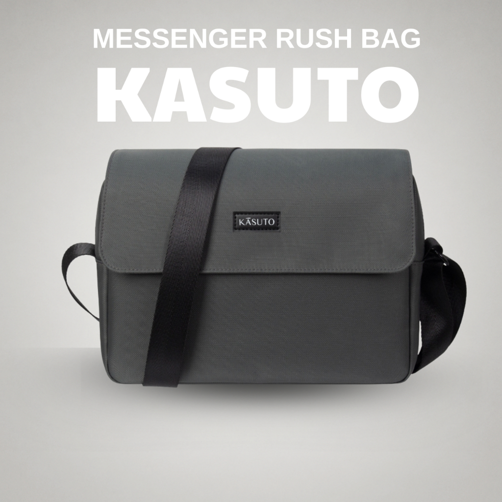 Túi Đeo Chéo Nam Nữ KASUTO BRAND Messenger Rush Bag Vải Oxford Cao Cấp Chống Thấm Nước Nhiều Ngăn