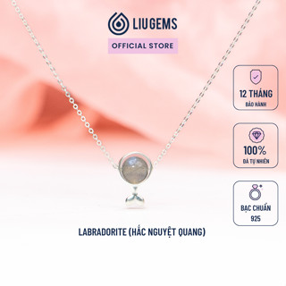  Dây Chuyền Nàng Tiên Cá Bạc Nữ 925 Liugems Mix Đá Phong Thuỷ Tinh Tế Đáng Yêu DC13 