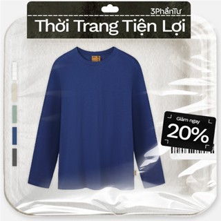 3PhầnTư - Áo Thun Tay Dài Nam Nữ Form Regular 100% Cotton Mềm Thấm Hút Tốt - Việt Nam Nghĩ & Làm