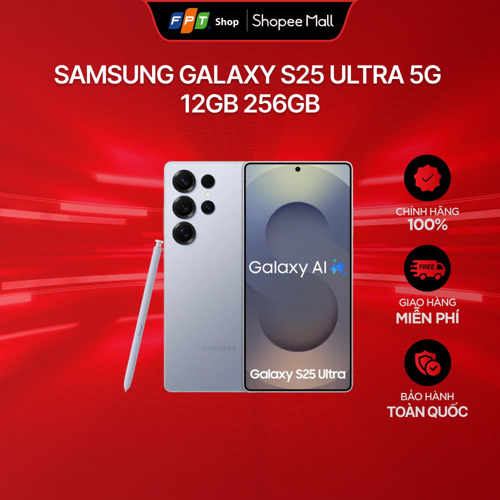 [New nguyên seal, chưa kích hoạt BH] Điện thoại Samsung Galaxy S25 Ultra 5G 12GB 256GB