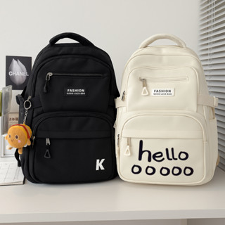 Balo Đi Học Chữ K Ulzzang Hàn Quốc Nam Nữ Chống Nước, Balo Nam Nữ Thời Trang Đẹp Giá Rẻ Dễ Thương
