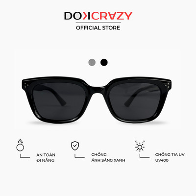 Kính mát thời trang DOKCRAZY BILLY Streetwear Hot Trend độc đáo chất liệu cao cấp, Unisex, UV400