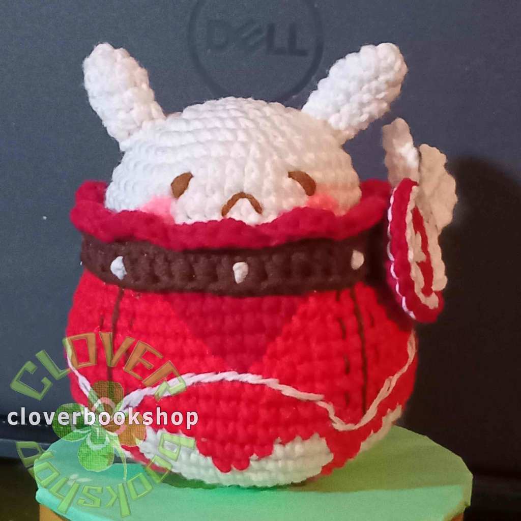Thú móc len nhồi bông Dodoco, Bom Nảy Jumpy Dumpty của Klee  - Nhân vật Genshin Impact handmade, tra