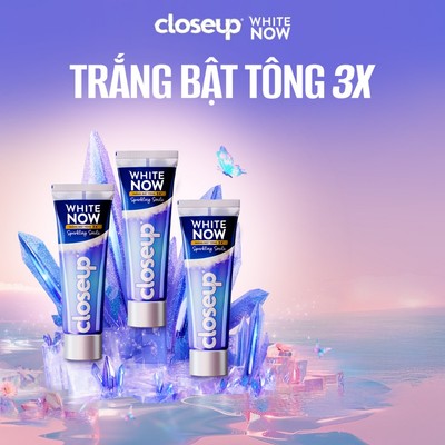 [LIVE] Bộ 3/6 Kem Đánh Răng Closeup trắng răng White Now Trắng Bật Tông 3X TỨC THÌ 100g