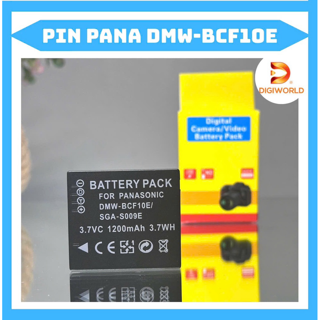 Pin Panasonic DMW-BCF10E ( pin thay thế ) dùng cho DMC-FS15, FS25, TS1, FX40, FX550, FX48, FX580, FT