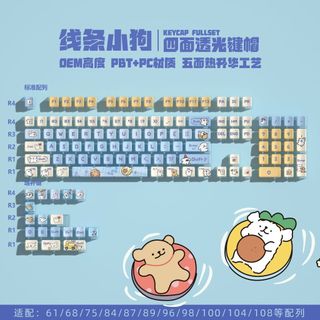 Bộ Keycap Pudding CS:Go - 122 nút (PBT, OEM Profile)