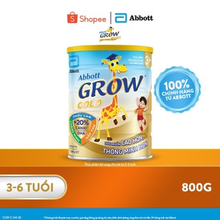  Sữa bột Abbott Grow 3+ 850g 800g 