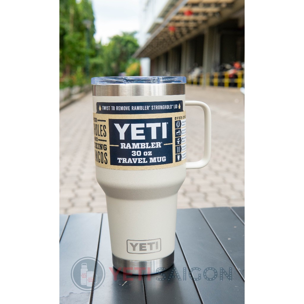 [YETI SAIGON] Ly Giữ Nhiệt YETI Mug 30oz - 20oz Travel Nắp Strong Hold Chống Tràn - Bảo Hành 12 Thán