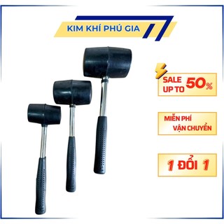 Búa cao su đen 2 đầu tròn, size nhỏ, trung, lớn hiệu Berrylion