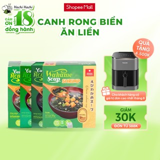 Canh rong biển ăn liền Asuzac Foods đủ vị (1 hộp 10 gói nhỏ) - Hachi Hachi Japan Shop