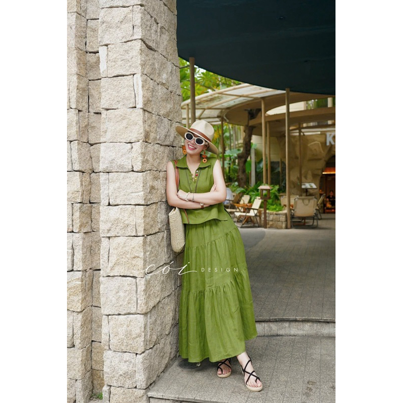 rập giấy thiết kế lag bản vẽ giấy không phải quần áo. rập may set linen nữ sơ mi sát nách dáng xuông