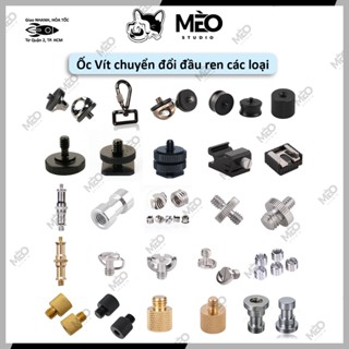 Đầu chuyển đổi ren đai ốc vít 1/4 inch và 3/8 inch phụ kiện chân máy ảnh - 955