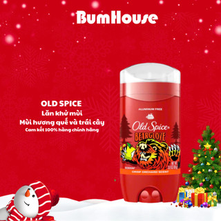 Sáp Khử Mùi, Giảm Tiết Mồ Hôi Old Spice Bearglove 85g (Sáp xanh)