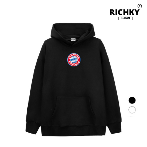 Áo Hoodie Richky Hanoi Premium Nỉ Logo Mid Câu Lạc Bộ Bóng Đá Fc Bayern Munich Bundesliga
