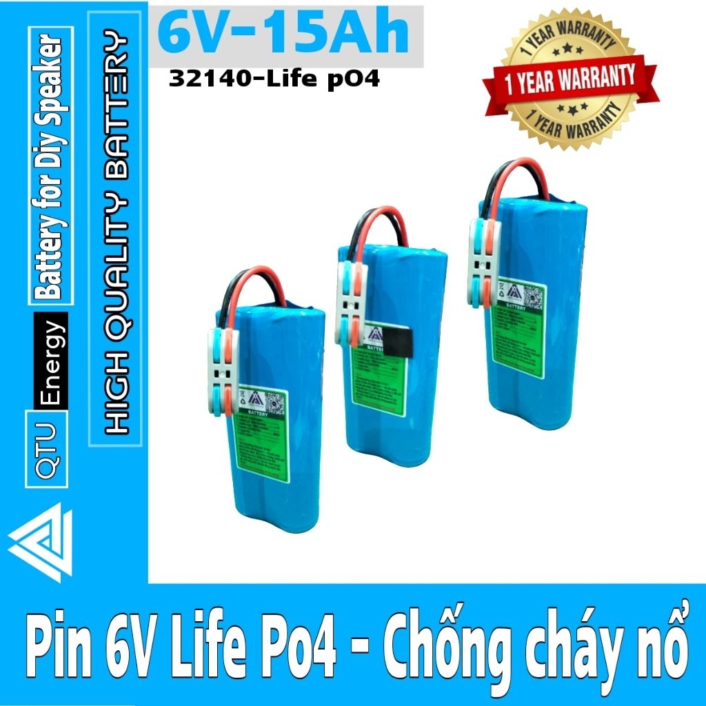 Battery 6v nâng cấp cho quạt tích điện,  cho xe điện trẻ em,và các thiết bị 6v khác vv..