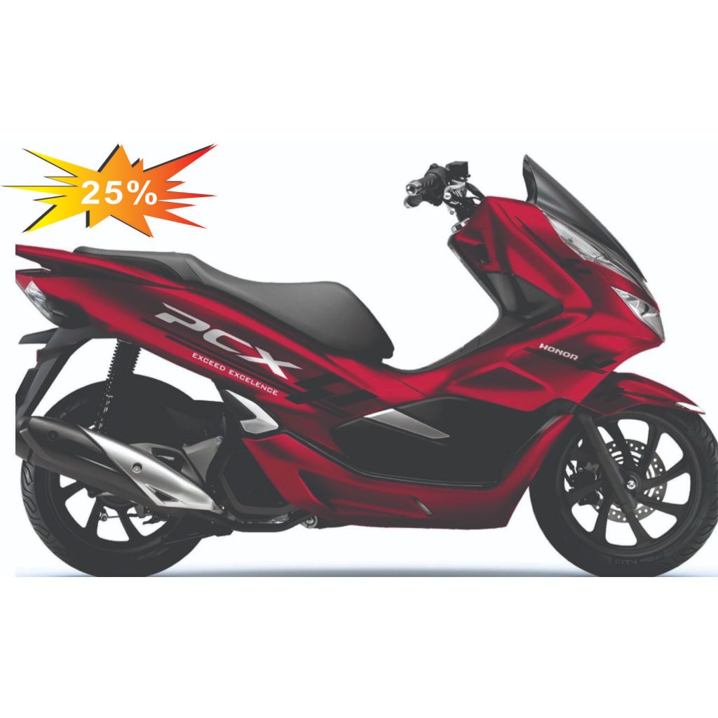 Tem Rời Dán xe  PCX 2014 - 2024 Mẫu tem chi cách diệu Dán Xe PCX 125 -150 -160 Chống Nước, Bền Màu