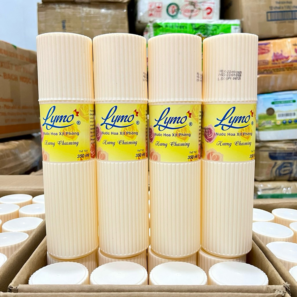 Xịt phòng lymo hương charming 350ml
