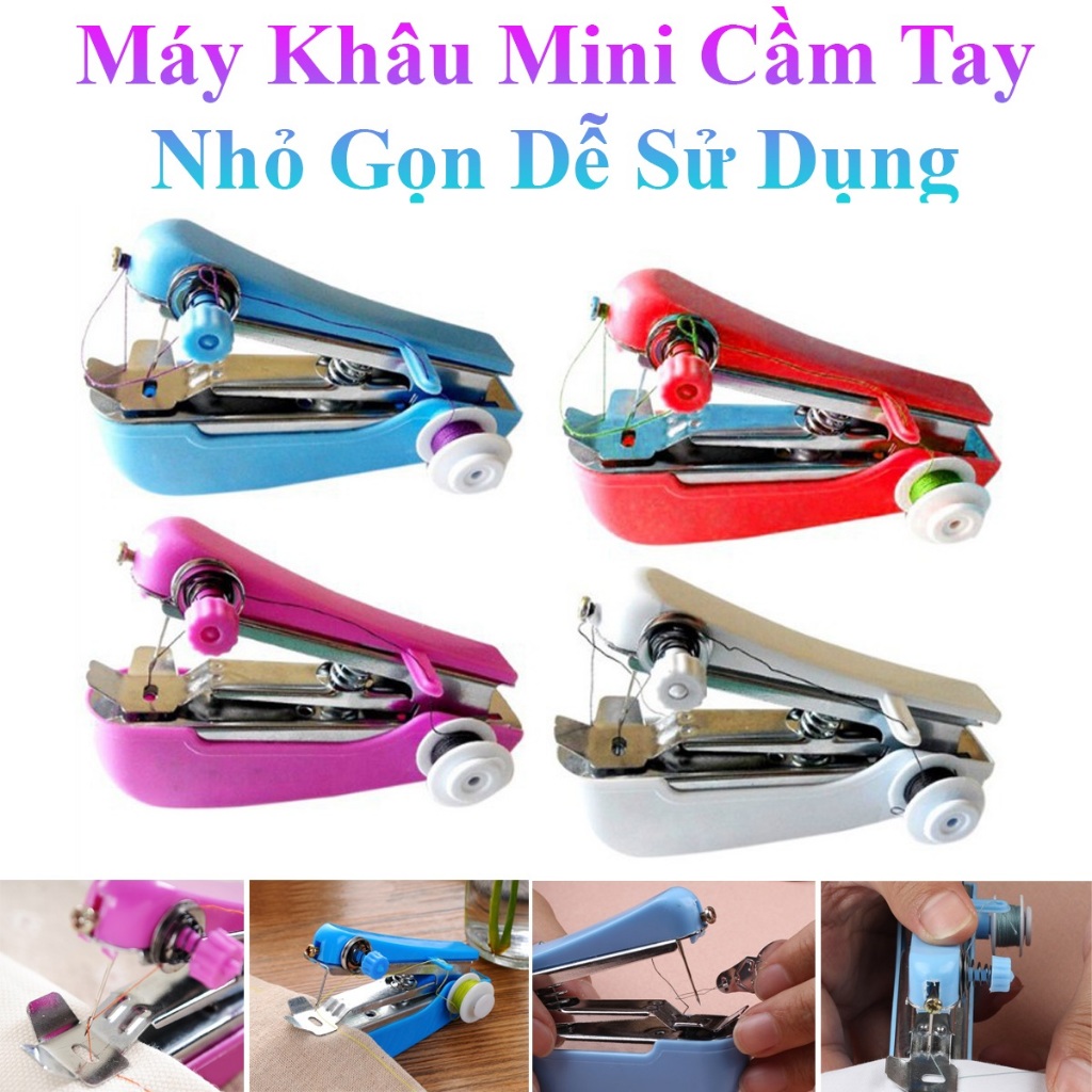 Máy Khâu Mini Cầm Tay Tiện Dụng Cho Việc May Vá Tại Nhà