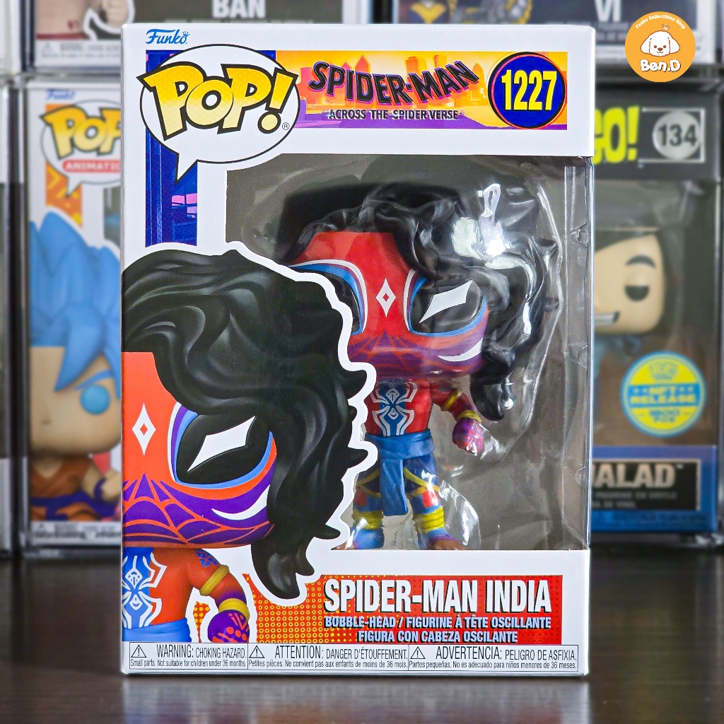 Mô hình Funko POP Marvel: Spider-Man: Across The Spider-Verse - Spider-Man India #1227