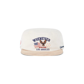 "WHENEVER " Nón Pillbox In Logo - LA SUEDE PILLBOX CAP / BEIGE