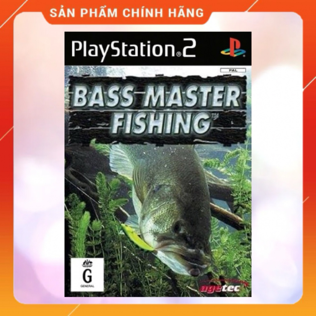 Đĩa game Ps2 gốc Câu cá Bass Master Fishing