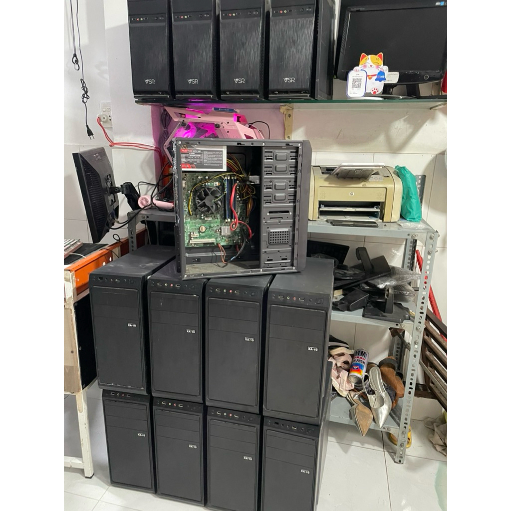 thùng máy vi tính cu core i5 4g ssd 120 gia chi 900k