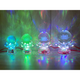 MỘT ĐÔI ĐÈN THỜ PHA LÊ QUẢ CẦU 14CM