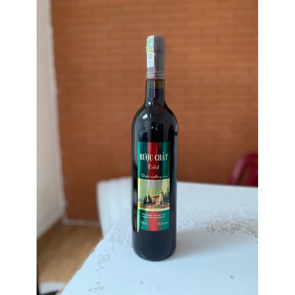 Ruou CHÁT ĐỎ Đà Lạt 14.5% 750ml