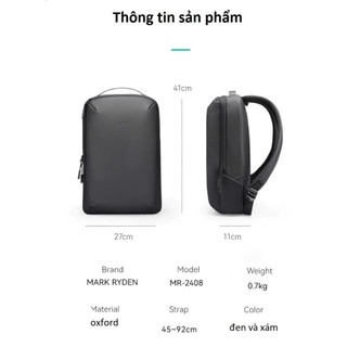 Balo cao cấp đựng laptop Mark ryden.