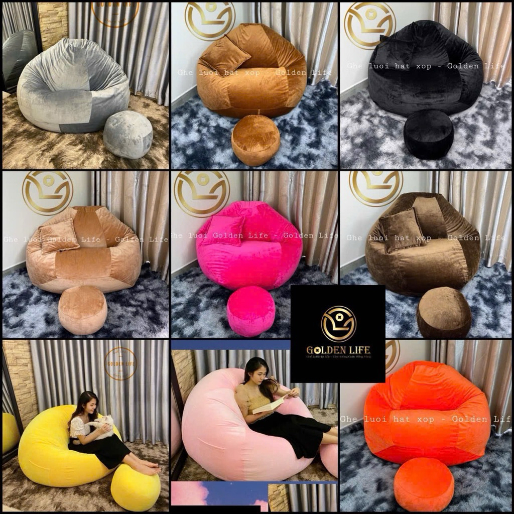 Ghế Lười hạt xốp giọt nước