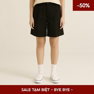 Quần Shorts - Lazee Studioo | Nam nữ, Kaki Mềm, Form Rộng, Quần Lửng Kaki, Co Giãn, Lưng Thun, Thoáng Mát