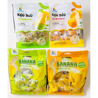   TÚI 300G  Kẹo Dẻo Chuối Bóc Vỏ ĐẠI LONG chiết xuất từ nước trái cây thơm ngon khó cưỡng 