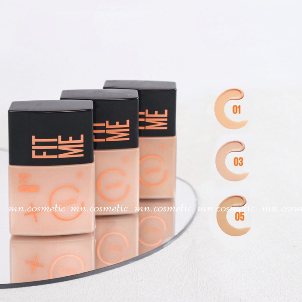 Kem Nền Fit Me Tint C Tươi Mướt Chống Nắng với Vitamin C & SPF50
