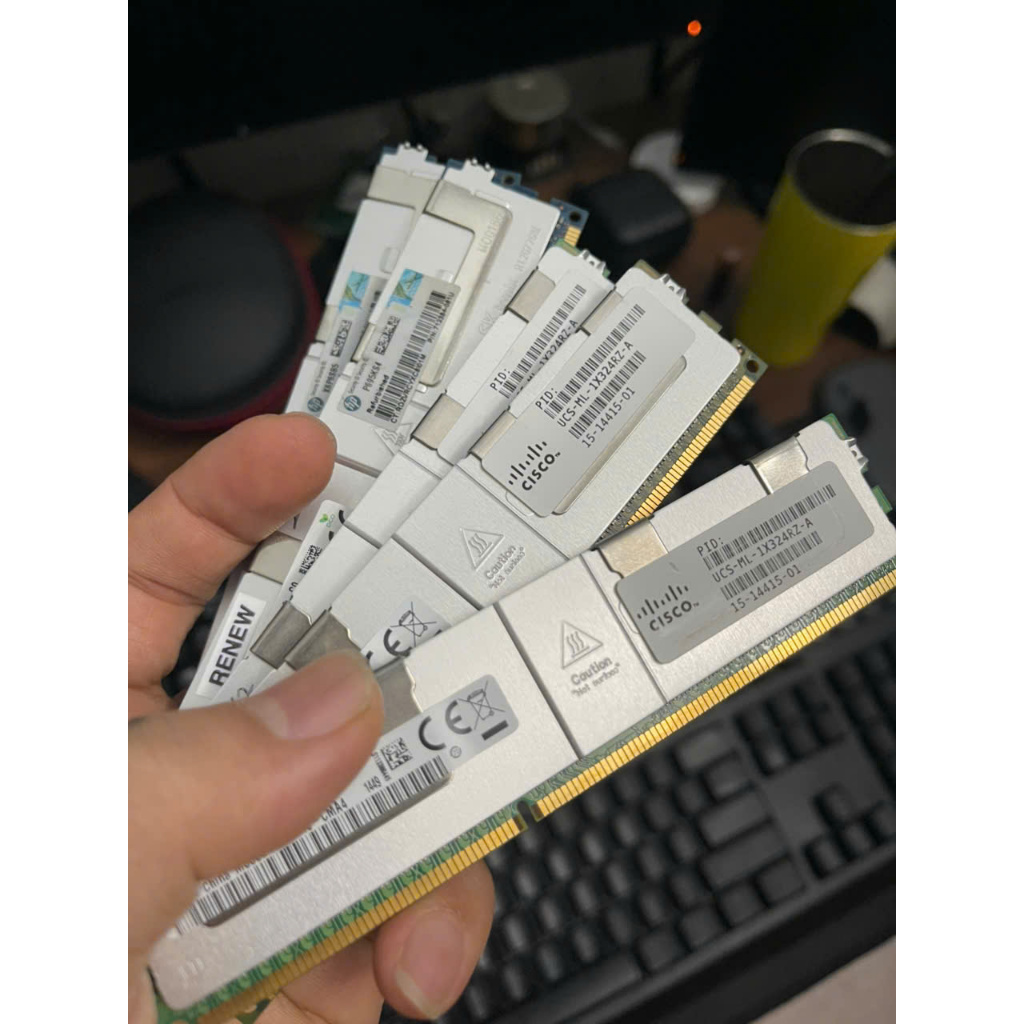 Ram Server DDR3 32G - 16gb Buss 1866