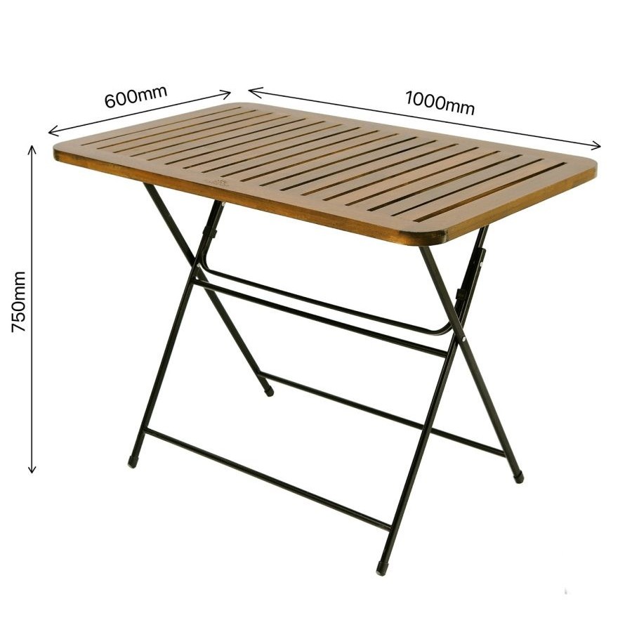 Bàn gỗ xếp 60x100 . bàn cafe quán ăn .
