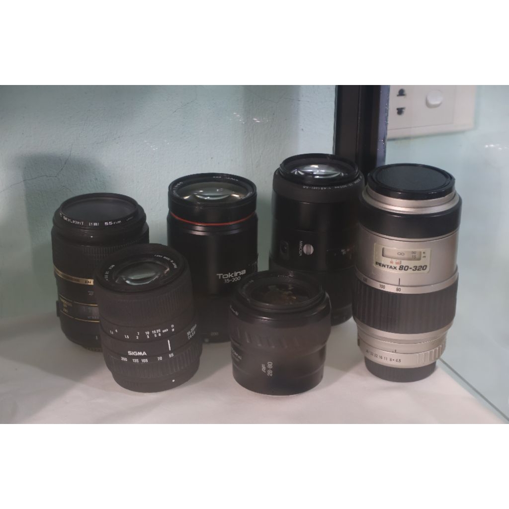 đủ loại lens máy ảnh canon, sony, pentax - Ống kính pentax