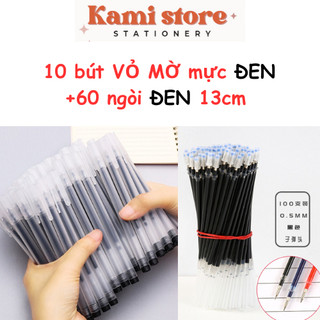 Combo 6 Bút 60 Ngòi Bút Gel Basic Xanh, Đen,Đỏ Kami Store BV06