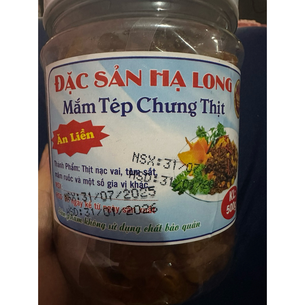 Mắm tép chưng thịt