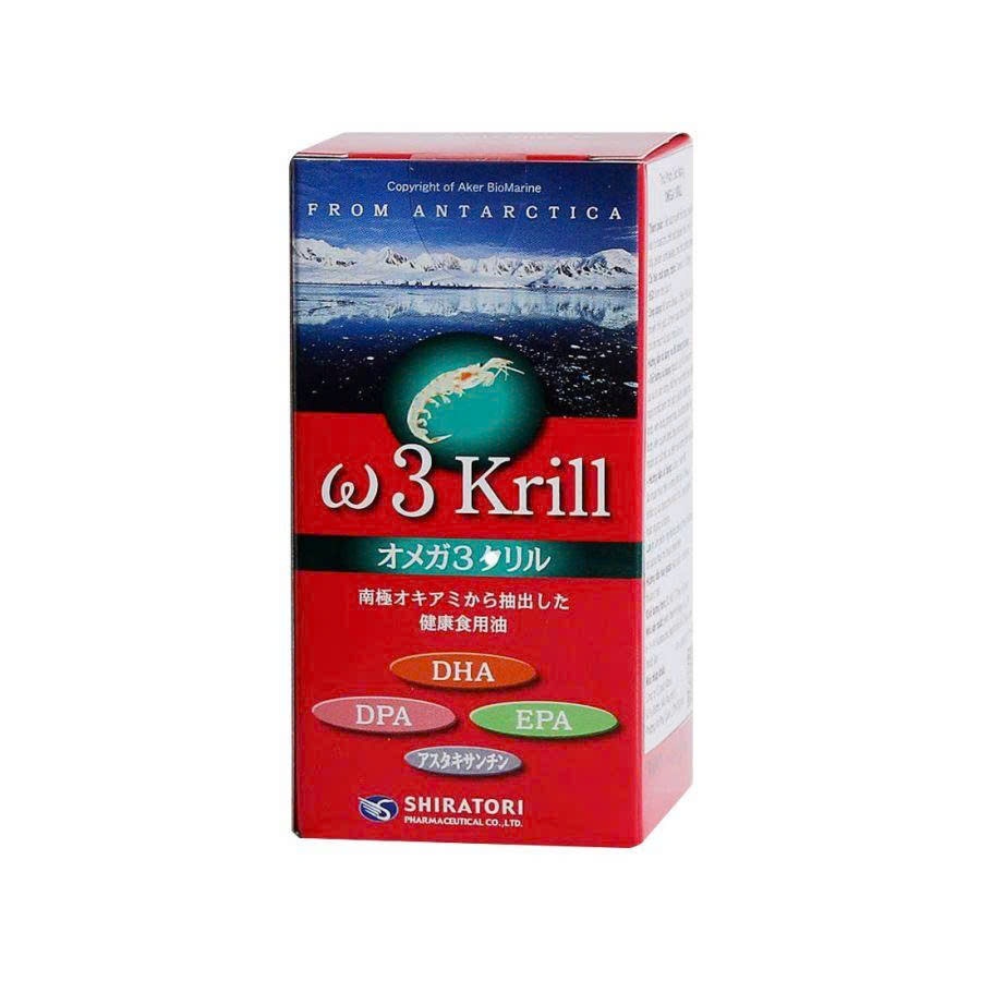 Omega 3 Nhuyễn thể Krill oil Shiratori 80 viên