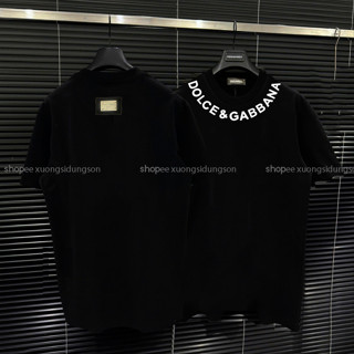 Áo phông Dol.ce Gabbana vòng cổ nam nữ,áo thun Dg vòng cổ hottren boy phố mới nhất ,chuẩn lô gô sắt dg sau cổ