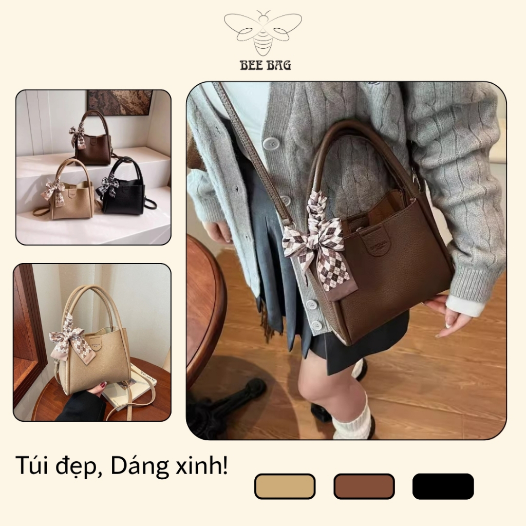 Bee Bag - Túi xách tay đeo chéo nữ thời trang sang trọng phong cách mới phù hợp đi làm đi chơi