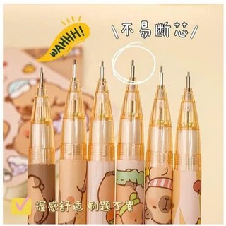  Combo 2 cái bút chì kim ngòi 0.5 hoạ tiết  Capybara 