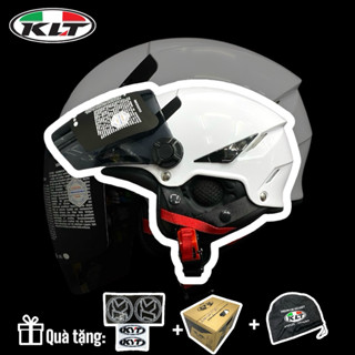 [HÀNG CHÍNH HÃNG] MŨ BẢO HIỂM 1/2 KLT TIGER JET K6 CHÍNH HÃNG-CHỌN MÀU KÍNH & TẶNG KÈM TEM MOD KYT - Miễn phí vận chuyển