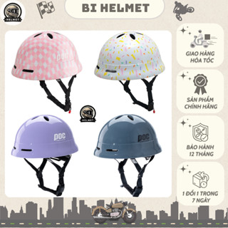 [Tặng Túi Nón] Mũ Nón Bảo Hiểm POC PK02 Cao Cấp Bé Siêu Nhẹ 1/2 Người Lớn[Bảo Hành Chính Hãng 1 Năm]