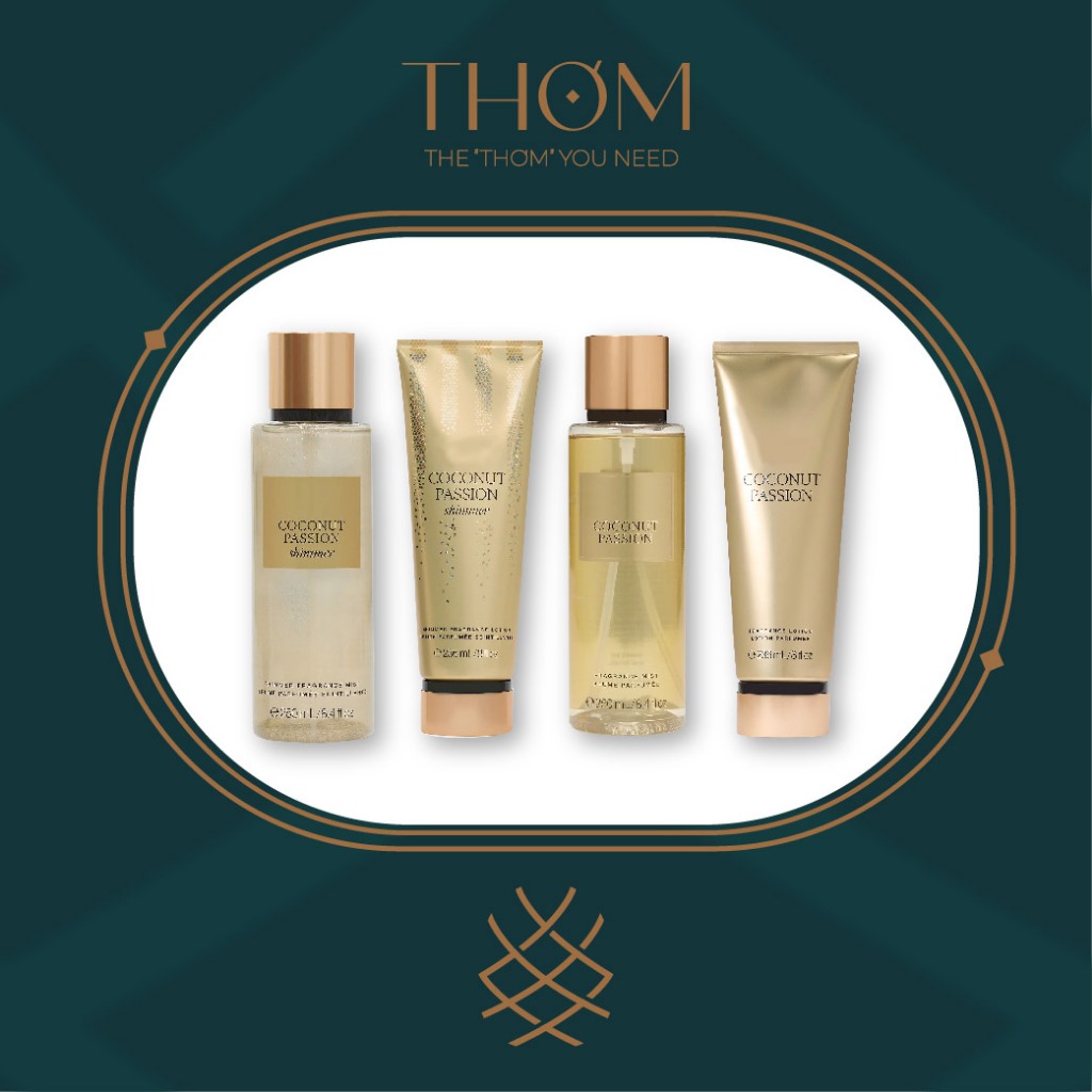 COCONUT PASSION | Xịt Thơm Dưỡng Thể Lưu Hương Toàn Thân Fragrance Mist Lotion 250ml
