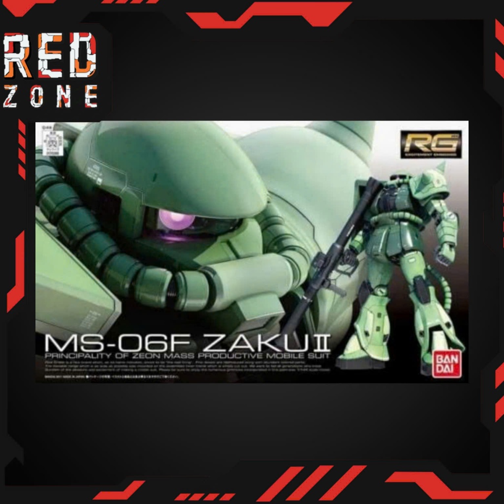 Mô Hình Lắp Ráp RG 1/144 MS-06F ZAKU Ⅱ Chính Hãng Bandai