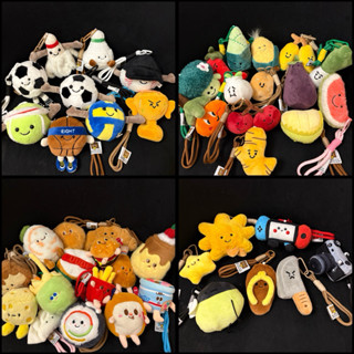 Charm túi xách kèm dây nhiều mẫu: bóng thể thao, trái cây, rau củ,bánh ,…