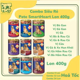   LON 400G  COMBO PATE SMARTHEART LON 400G CHO CHÓ - THÁI LAN - 