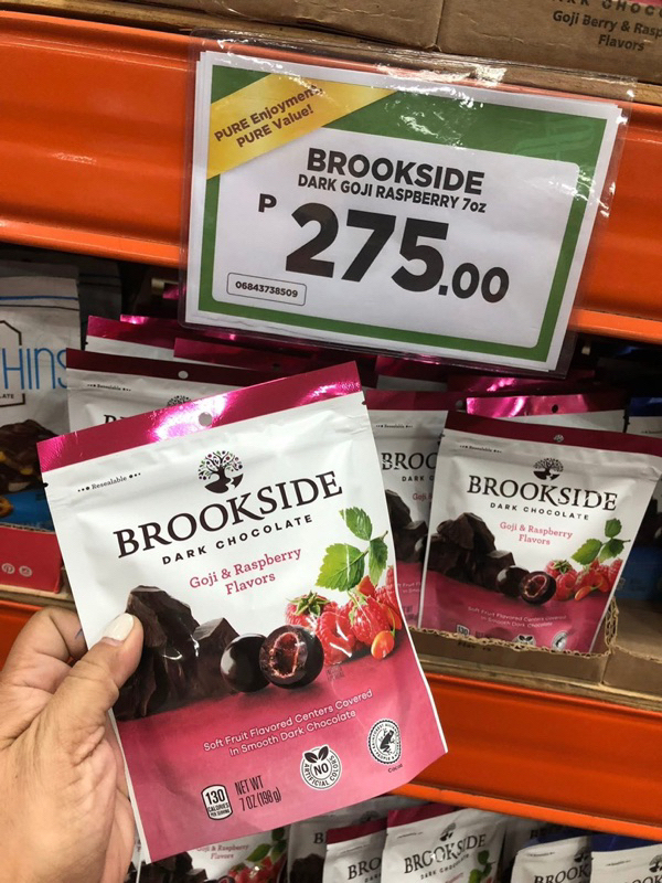 SOCOLA ĐEN ĐẮNG NHÂN HẠT KỶ TỬ ĐỎ & QUẢ MÂM XÔI CỦA MỸ BROOKSIDE DARK CHOCOLATE GOJI & RASPBERRY FLA